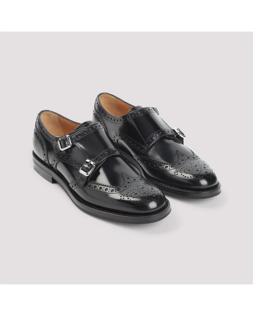 Church's Black Leather Dress Shoes