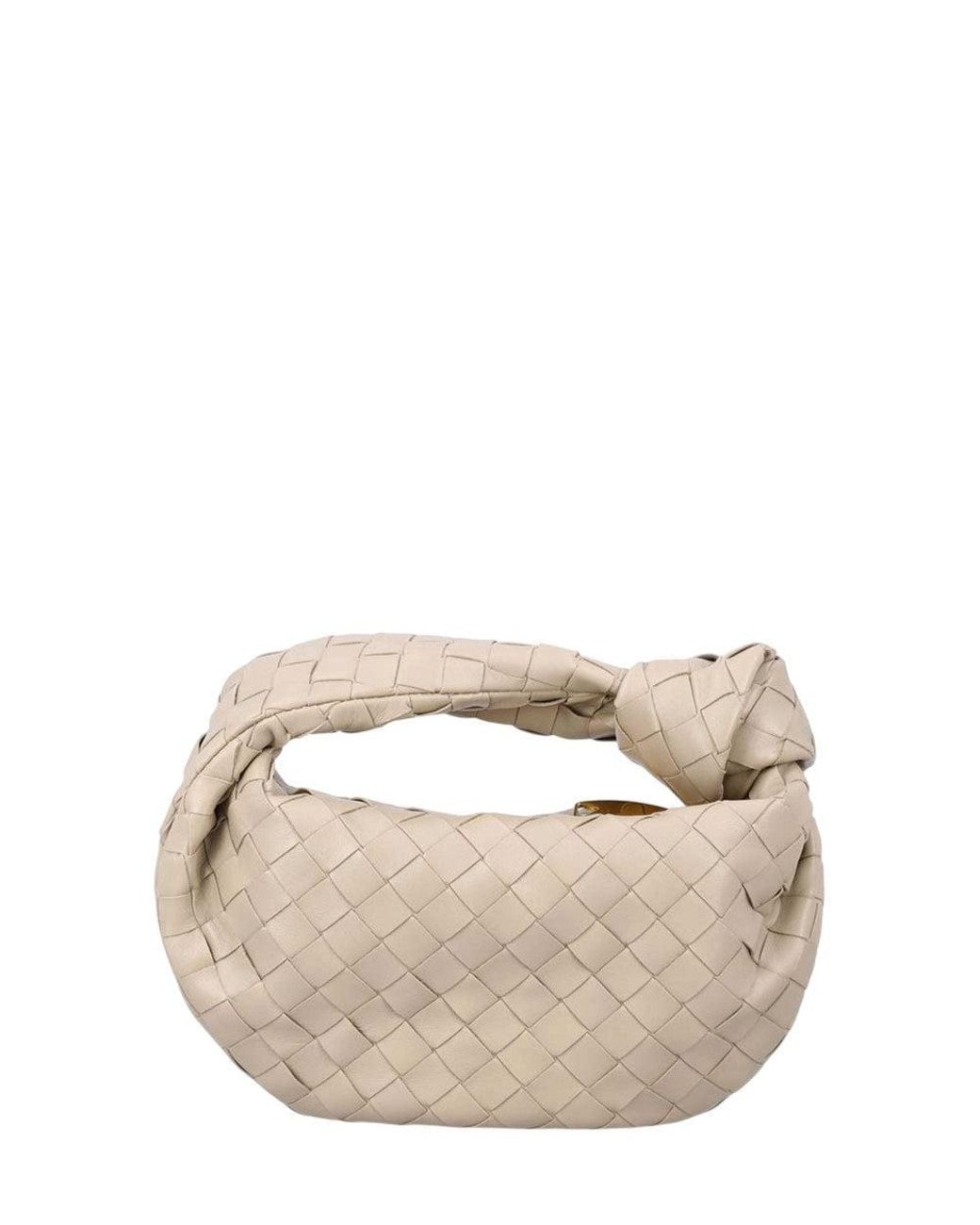 Bottega Veneta Natural Mini Jodie Mini Shoulder Bag