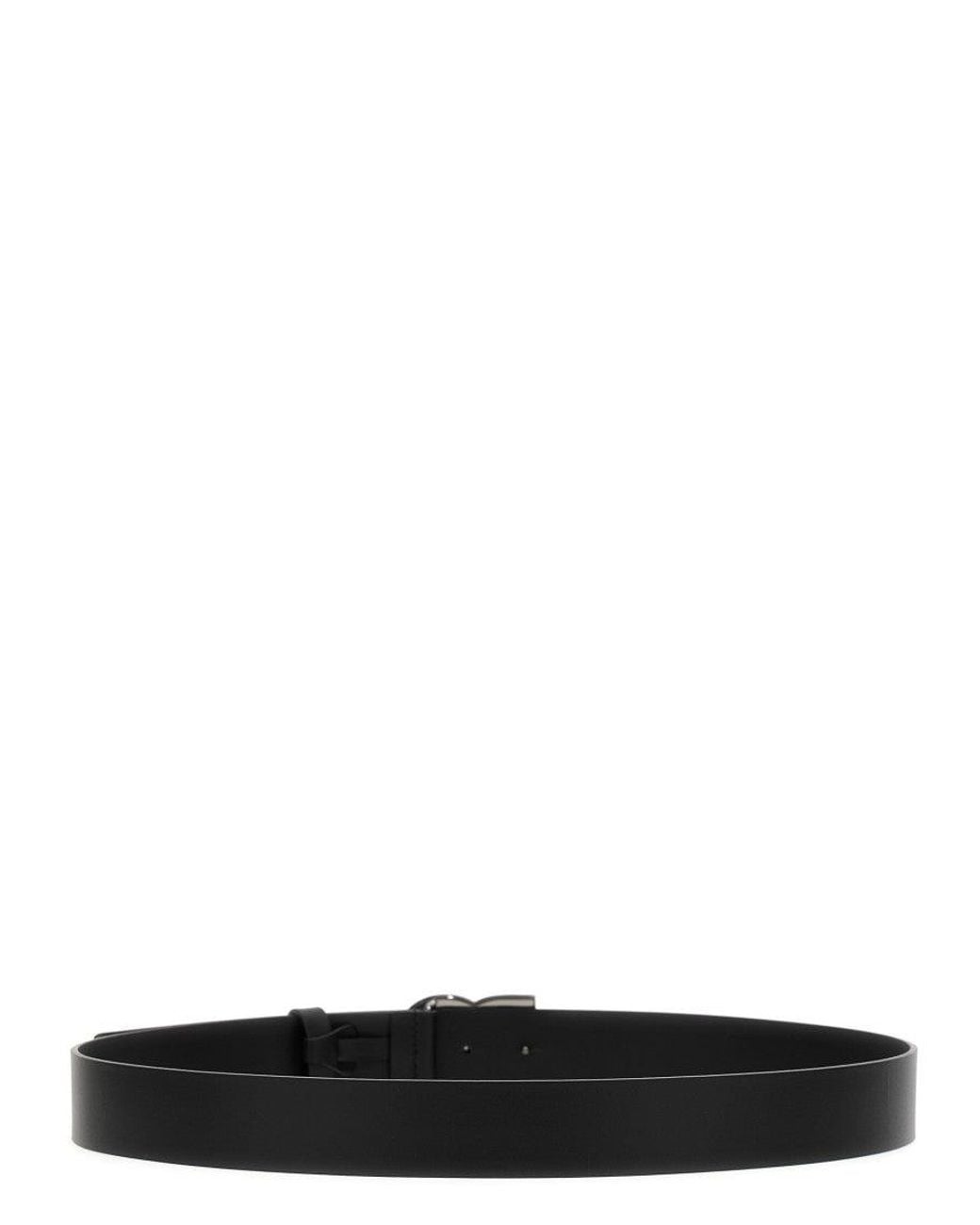 Dolce & Gabbana Black Dg Logo Belt for men