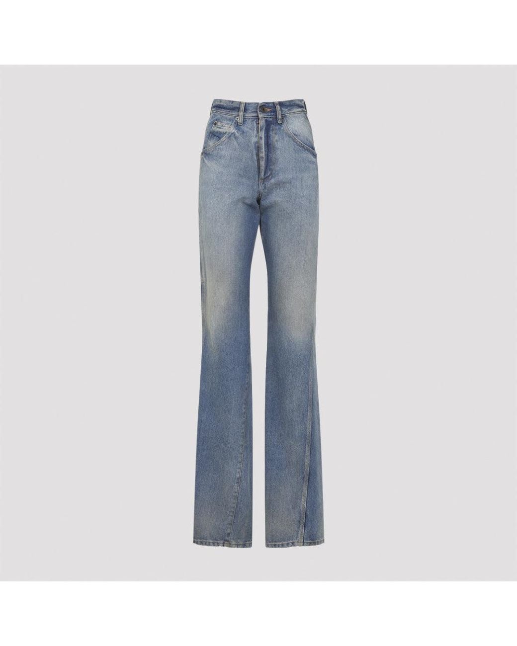 Maison Margiela Blue Light Cotton Jeans