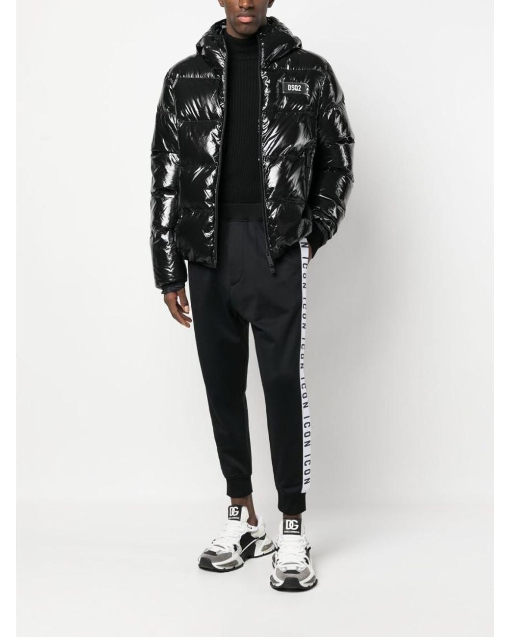 DSquared² Black Icon Joggers for men