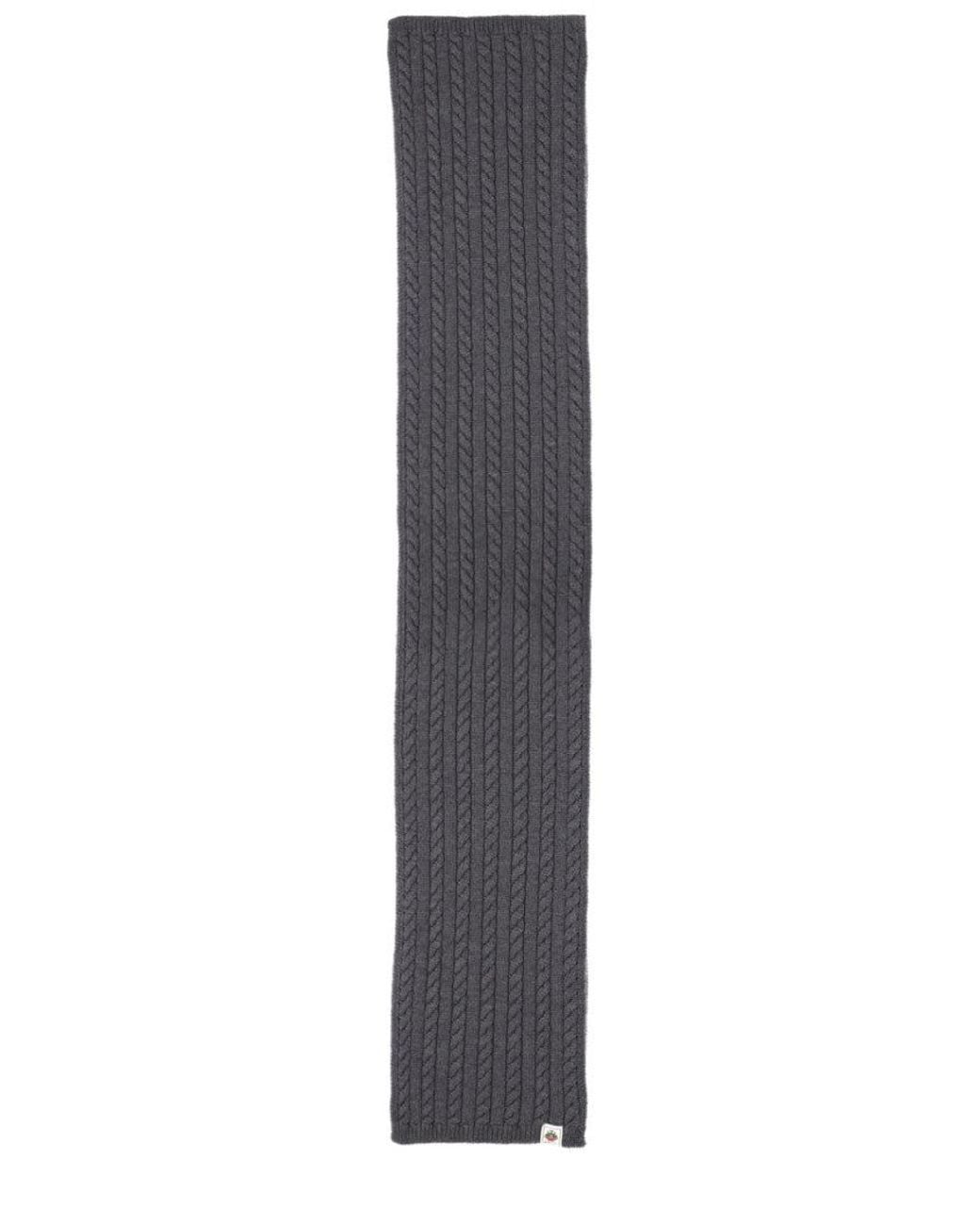 Bally White Knitted Scarf for men
