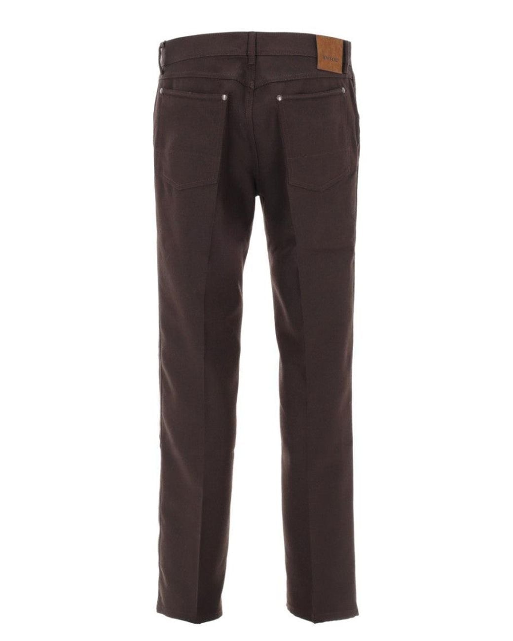 Tom Ford Gray Wool Pants Polyester Trousers for men