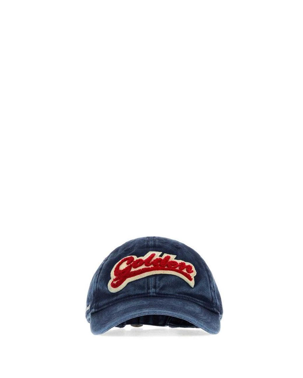 Golden Goose Deluxe Brand Blue Journey Logo Baseball Hat for men