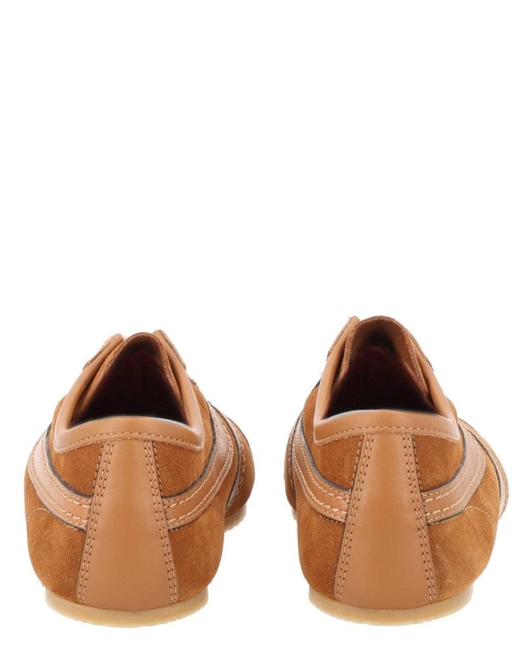 Dries Van Noten Brown Suede Sneakers