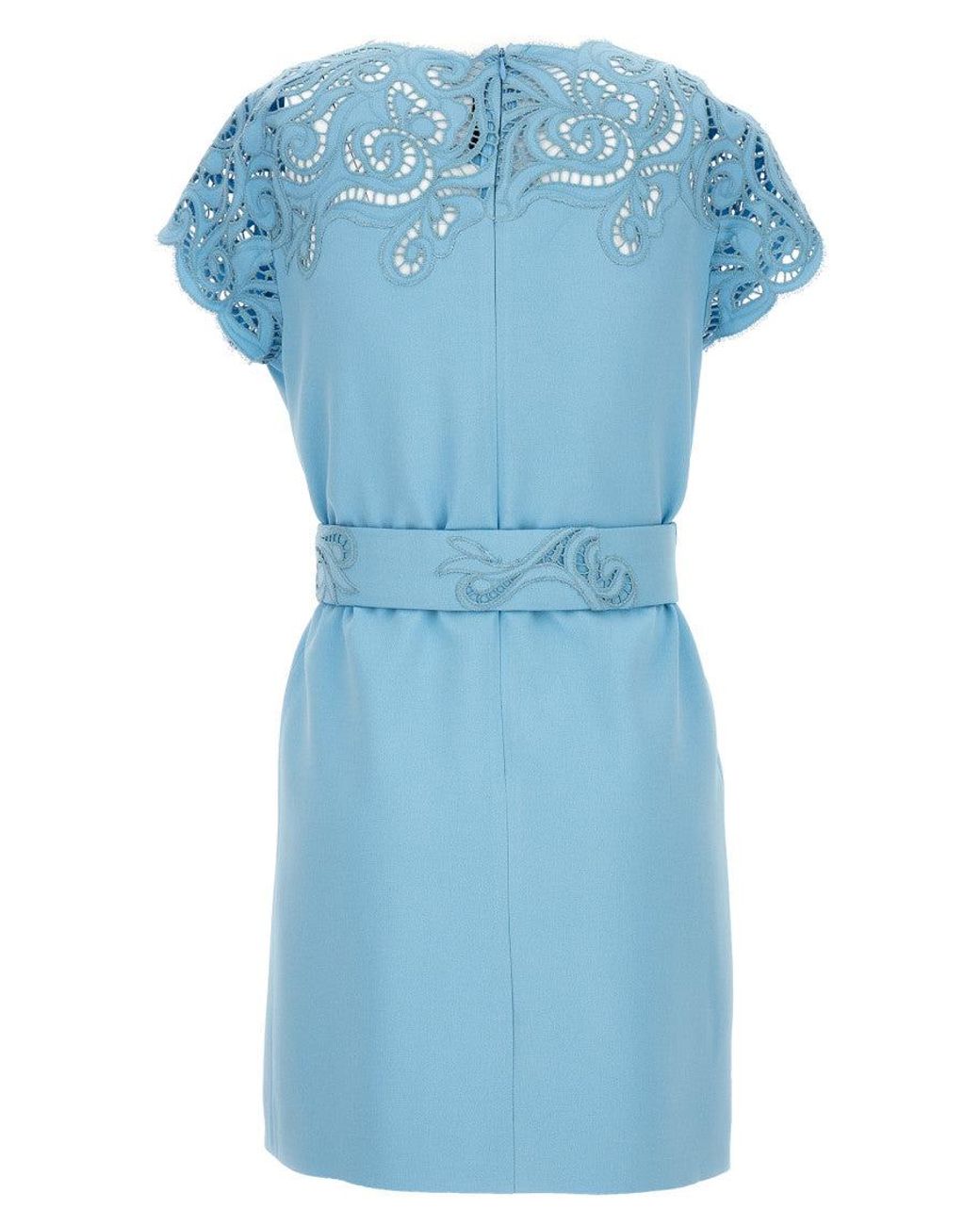 Ermanno Scervino Blue Light Abito Pizzo