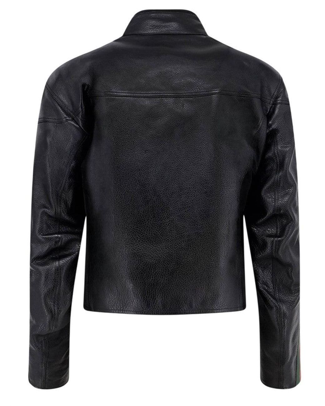 Gucci Black Regular Solid Jacket for men