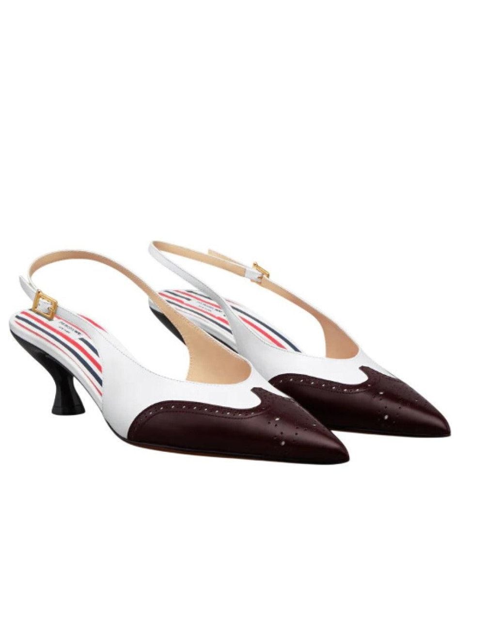 Thom Browne Black Slingback Pumps