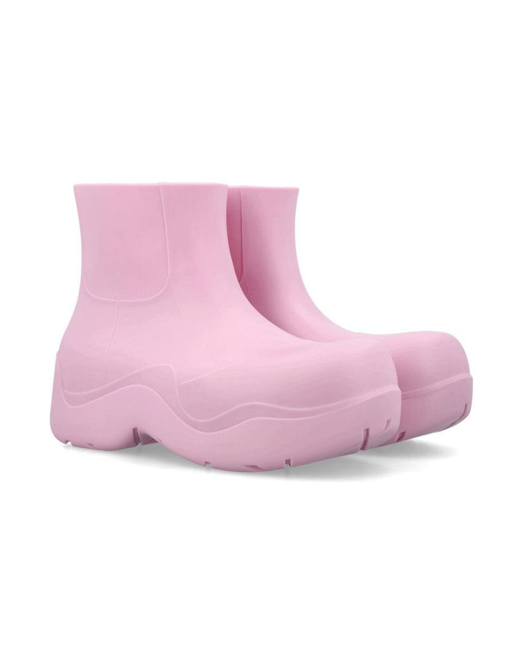 Bottega Veneta Pink Puddle Boots