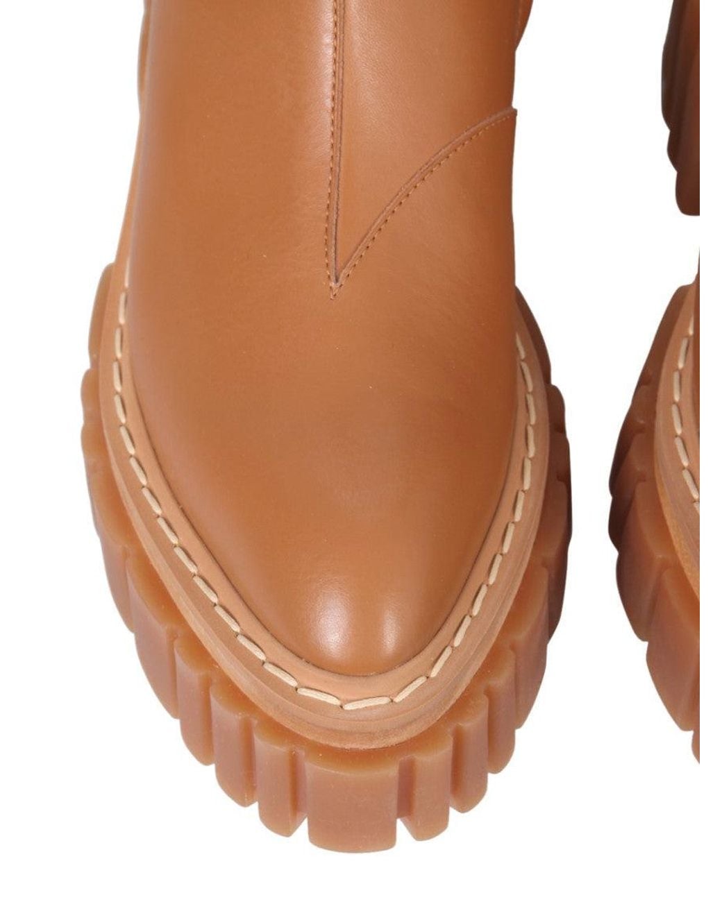 Stella McCartney Brown Zip Shoes