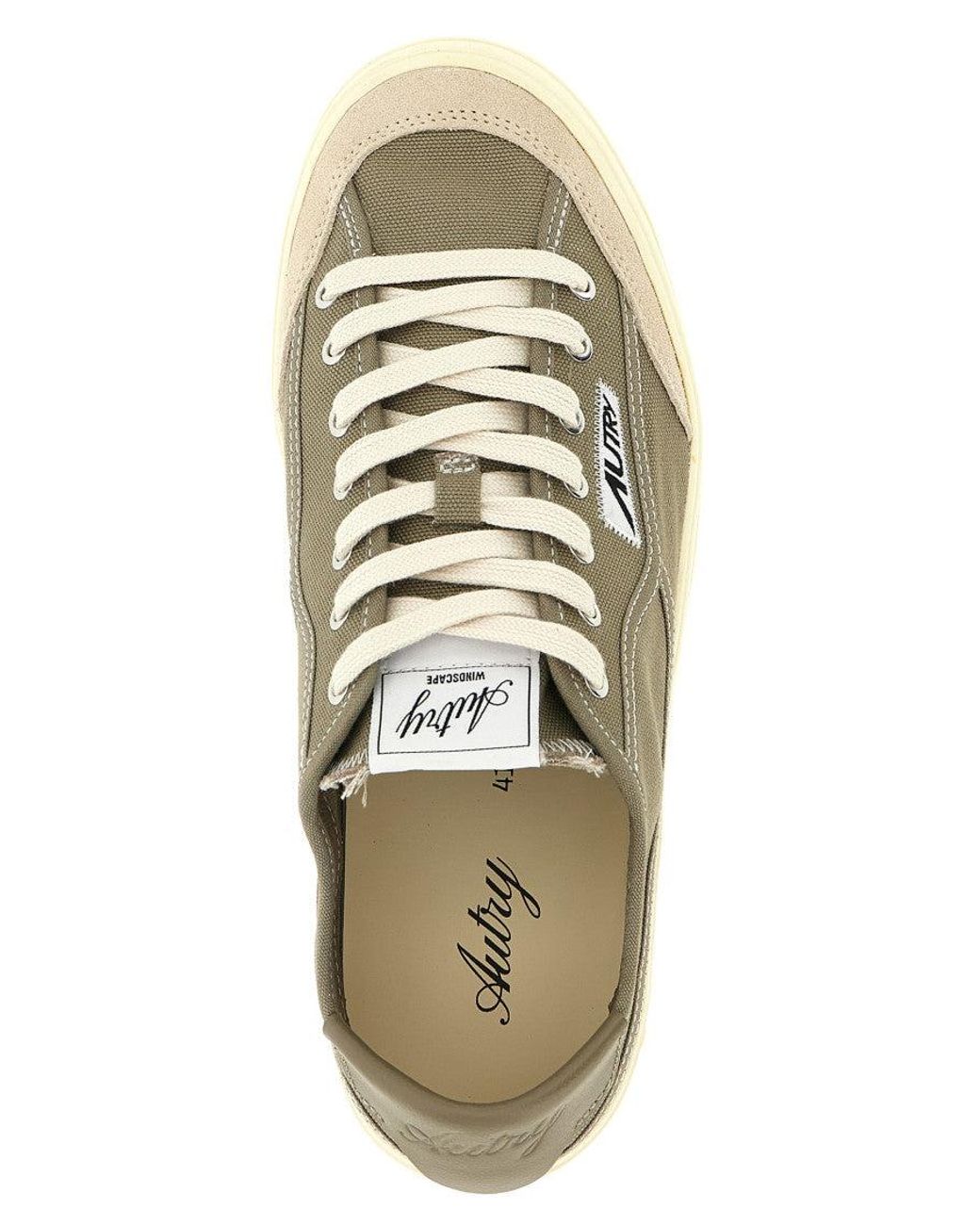 Autry Green Solid Collection Sneakers for men