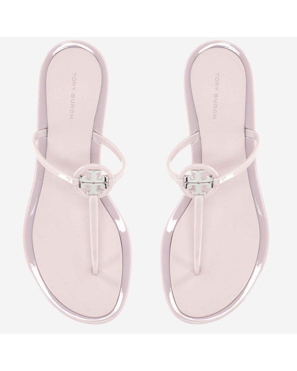 Tory Burch Natural Peach Open Toe Sandals