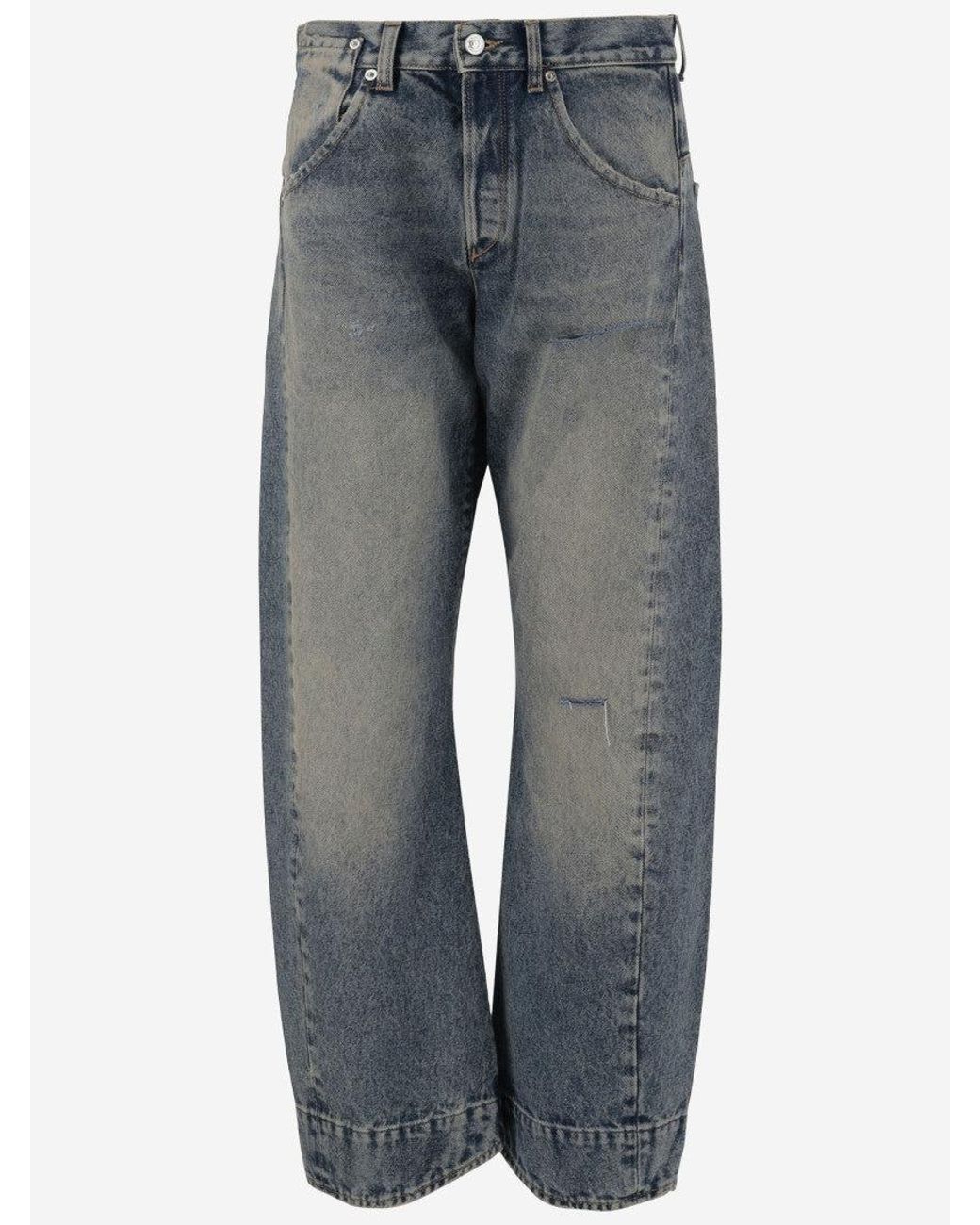 ARMARIUM Gray Cotton Jeans