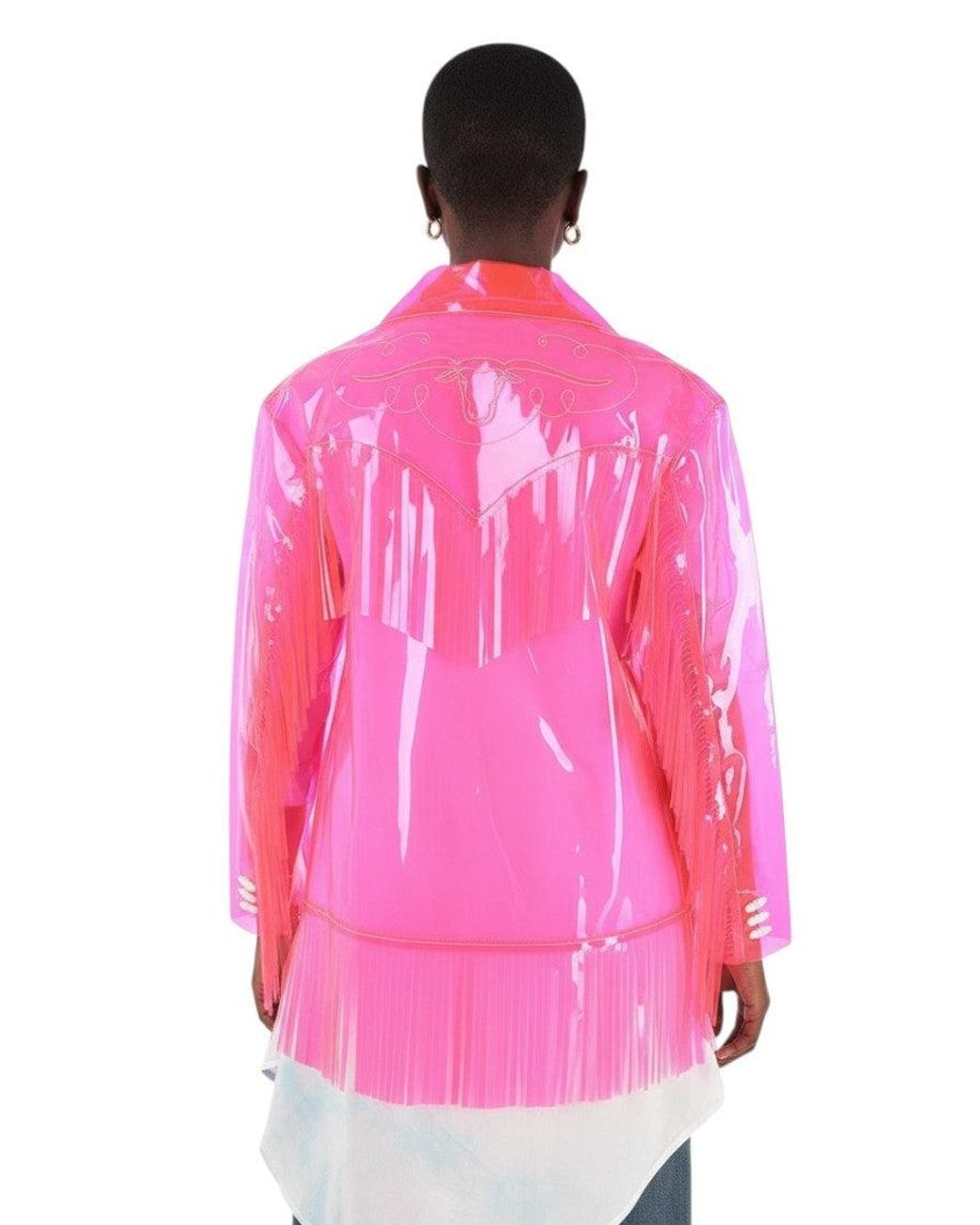 Maison Margiela Pink Shirt Collar Jacket