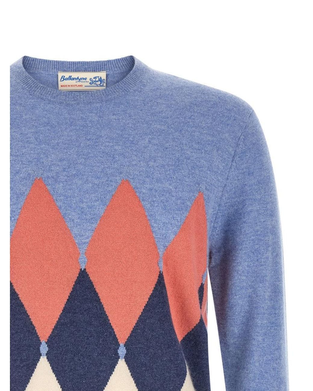 Ballantyne Blue Light Regular Sweater for men