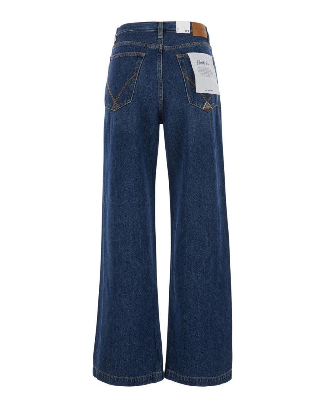 Roy Rogers Blue Dark Regular High Rise Jeans