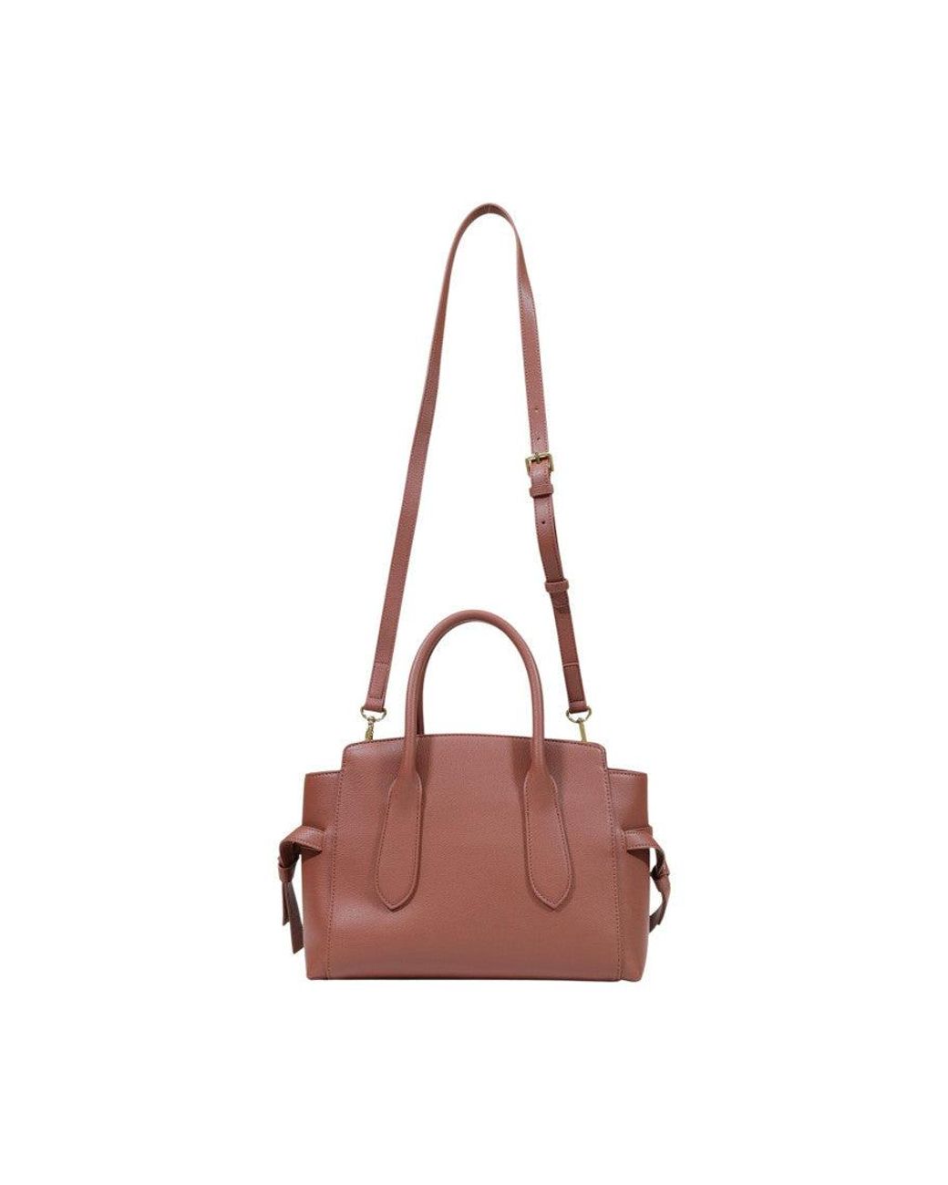 Love Moschino Brown Logo Large Satchel