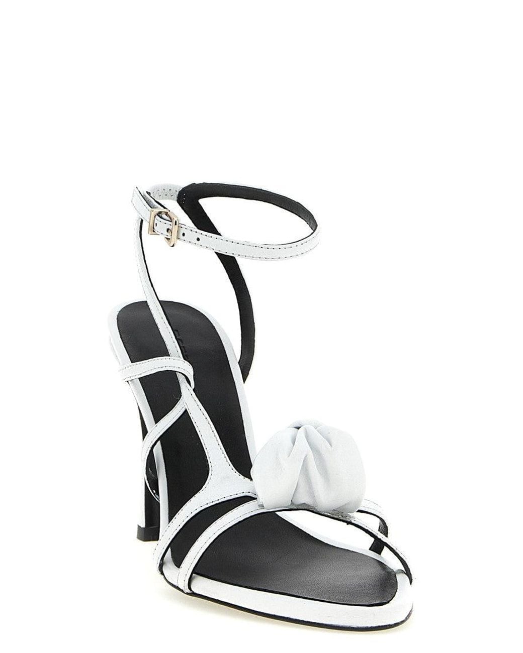 ROTATE BIRGER CHRISTENSEN White Leather Heels
