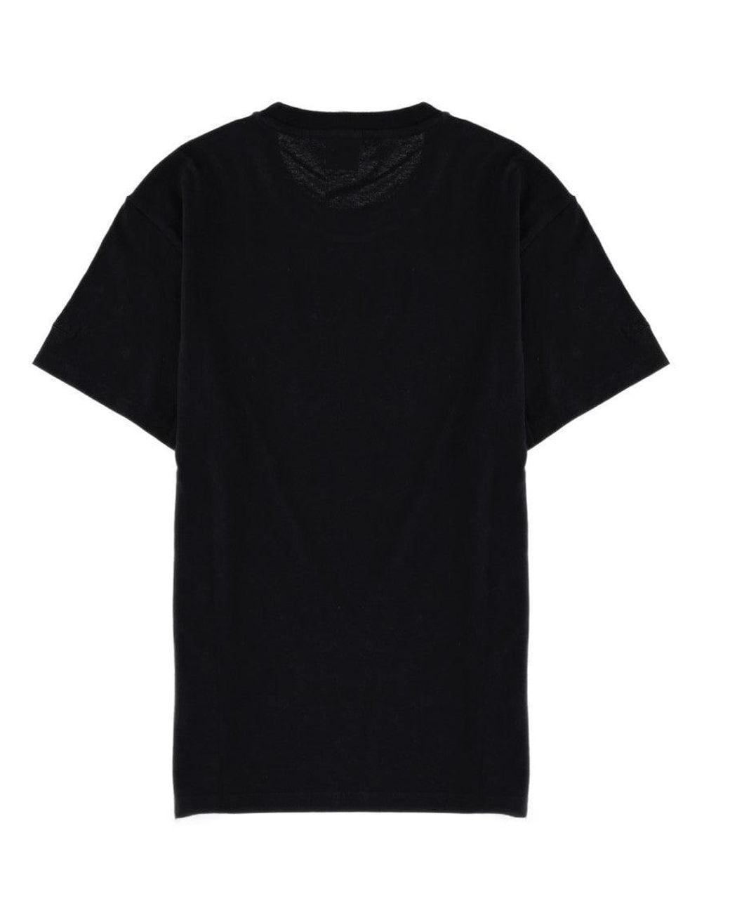 Mc2 Saint Barth Black Graphic Crew Neck T-Shirt
