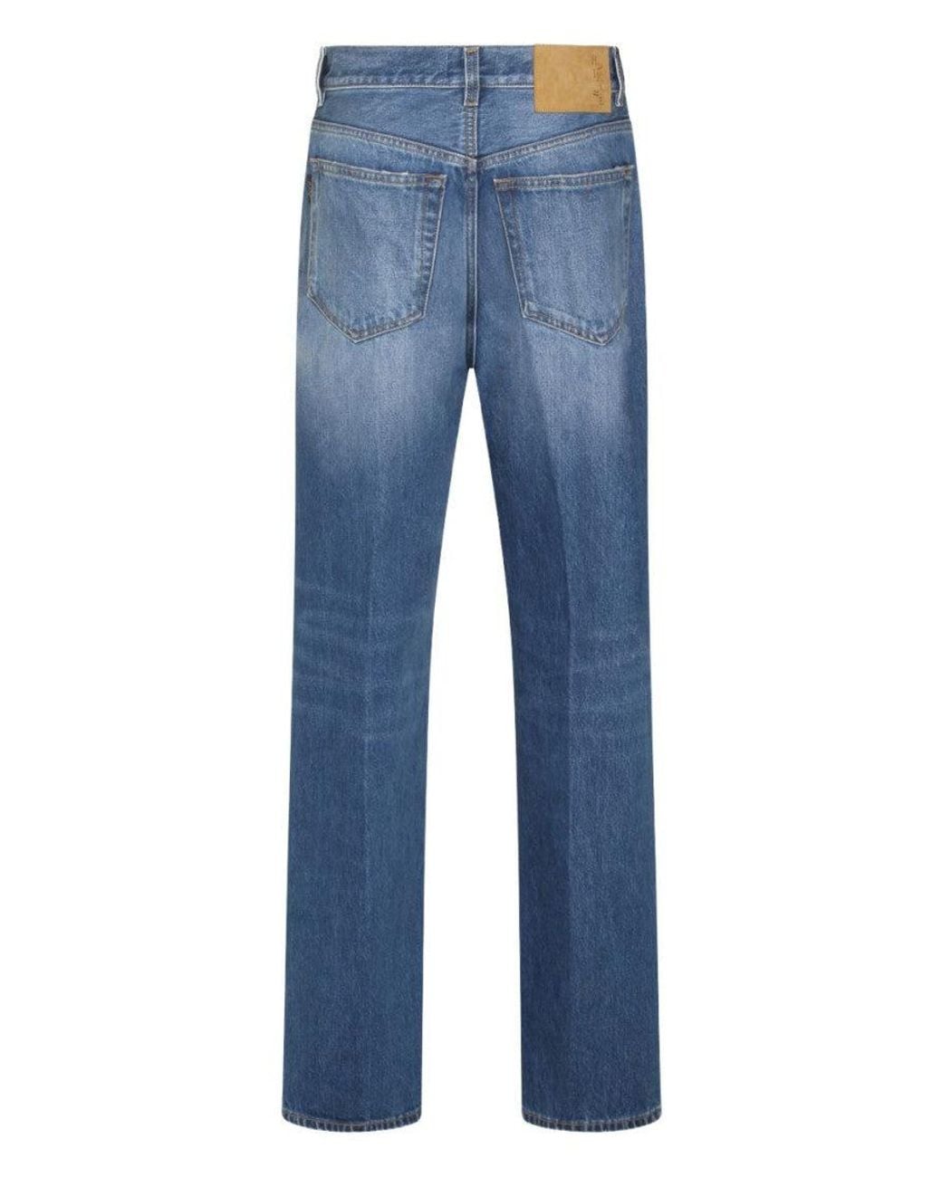Haikure Blue Straight High Rise Jeans
