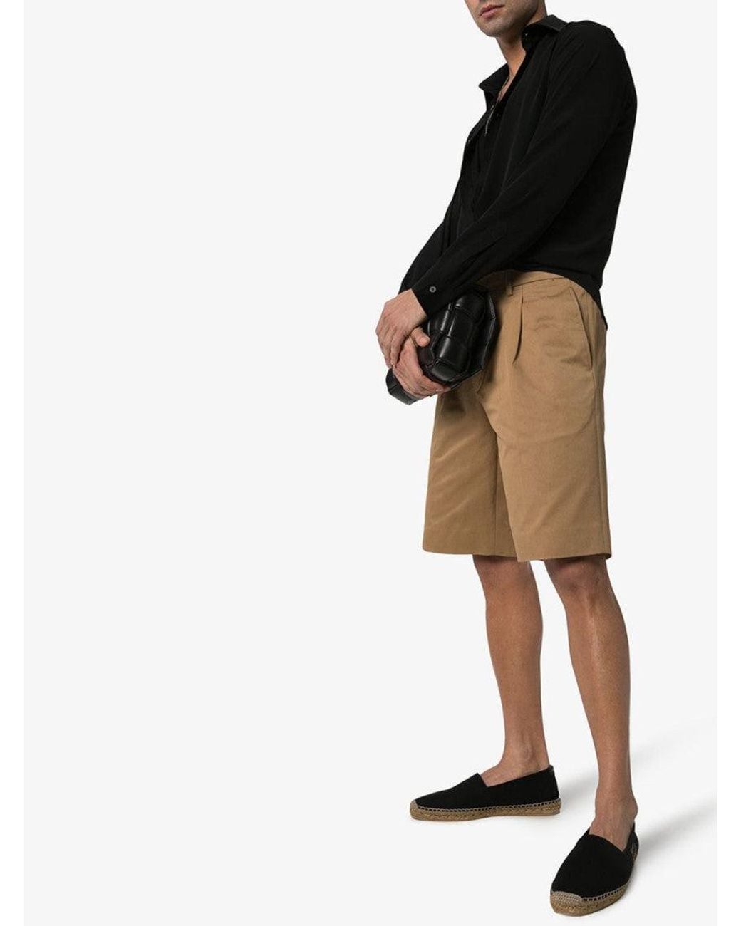 Saint Laurent Blue Signature Canvas Espadrilles for men