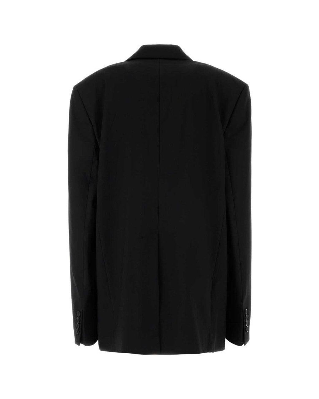 Y. Project Black Stretch Jersey Oversize Blazer