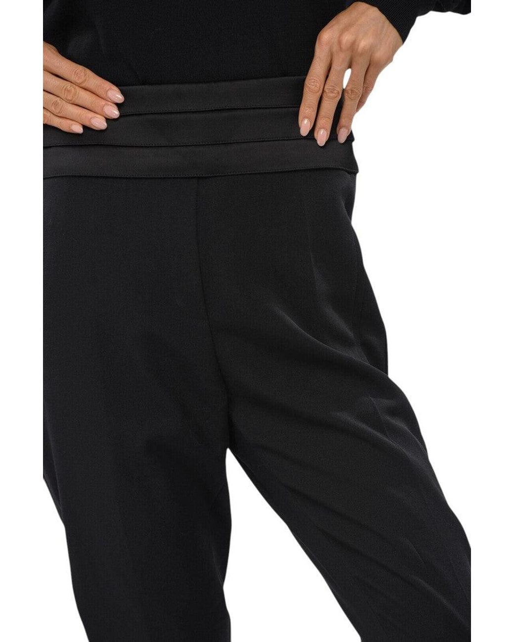 Balmain Black Straight Fit Pants