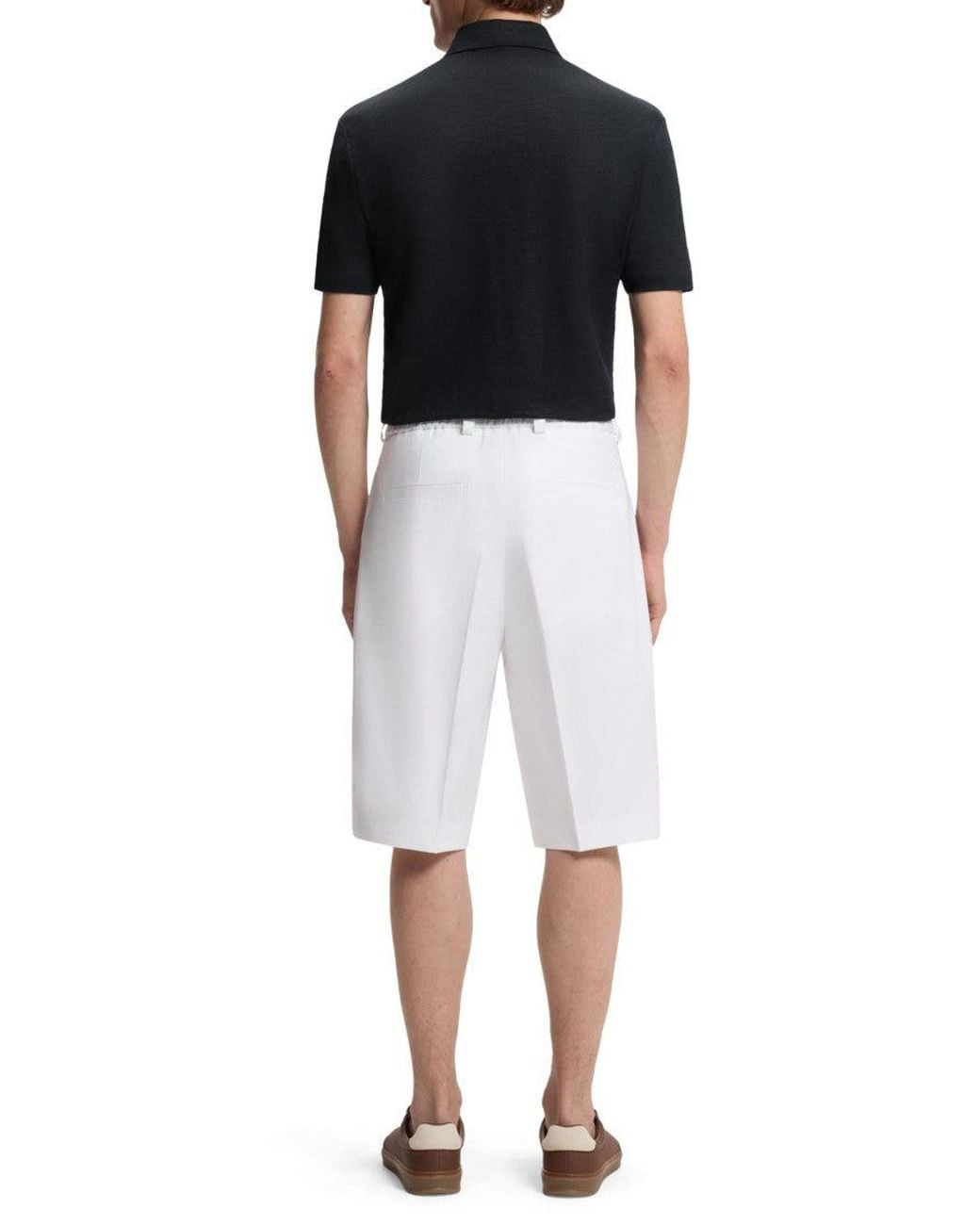 Boss Black Dark Solid Shirt Collar Polo for men