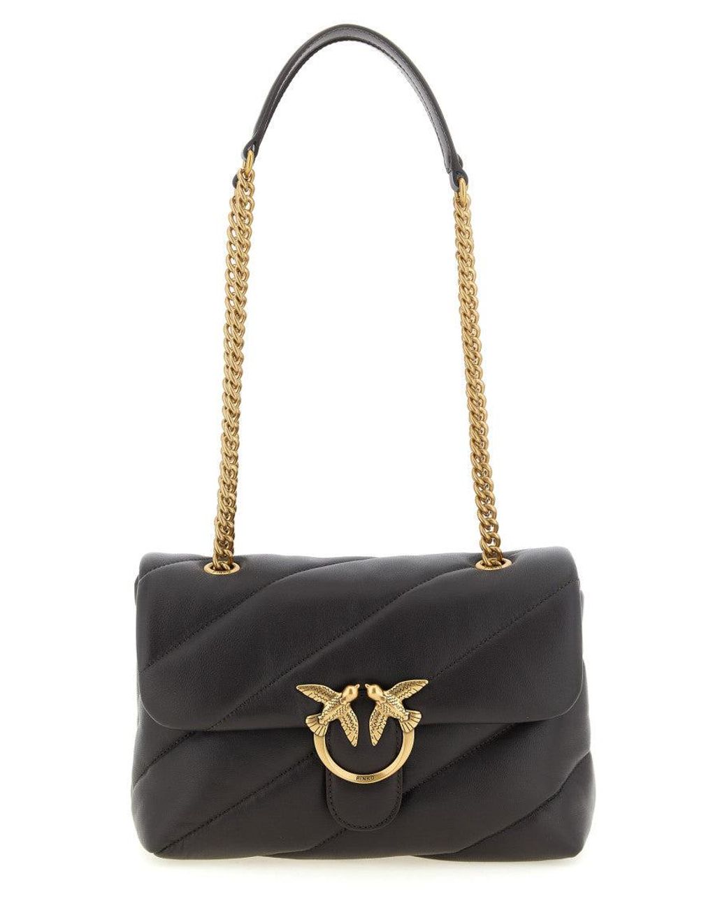Pinko Black 'Love Bag Puff Maxi' Crossbody Bag
