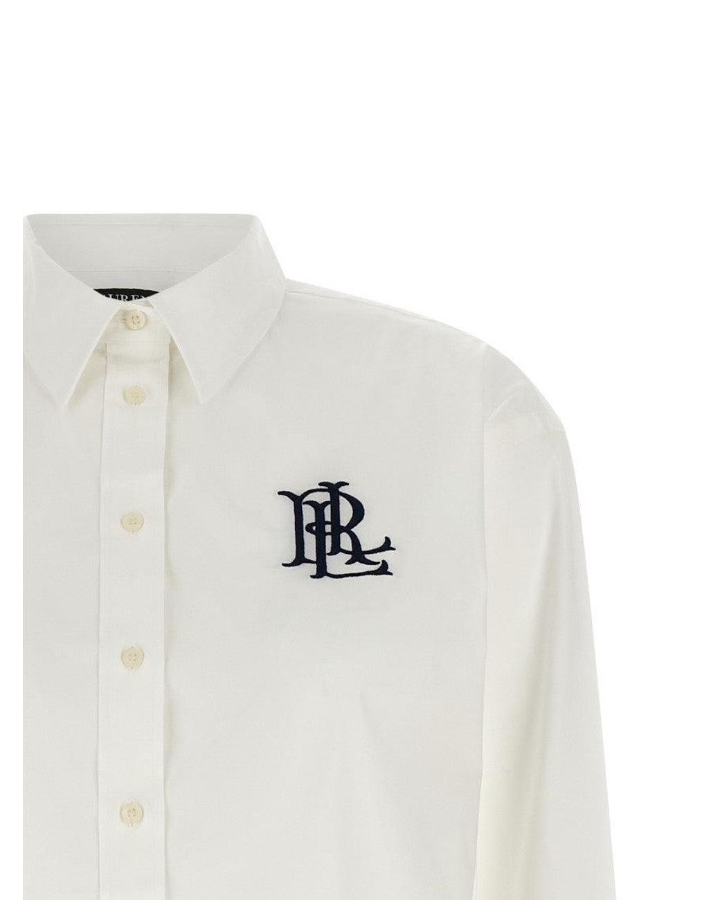 Ralph Lauren White Regular Embroidered Shirt