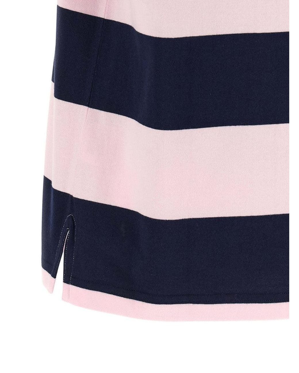 Coperni Blue Striped Polo Shirt