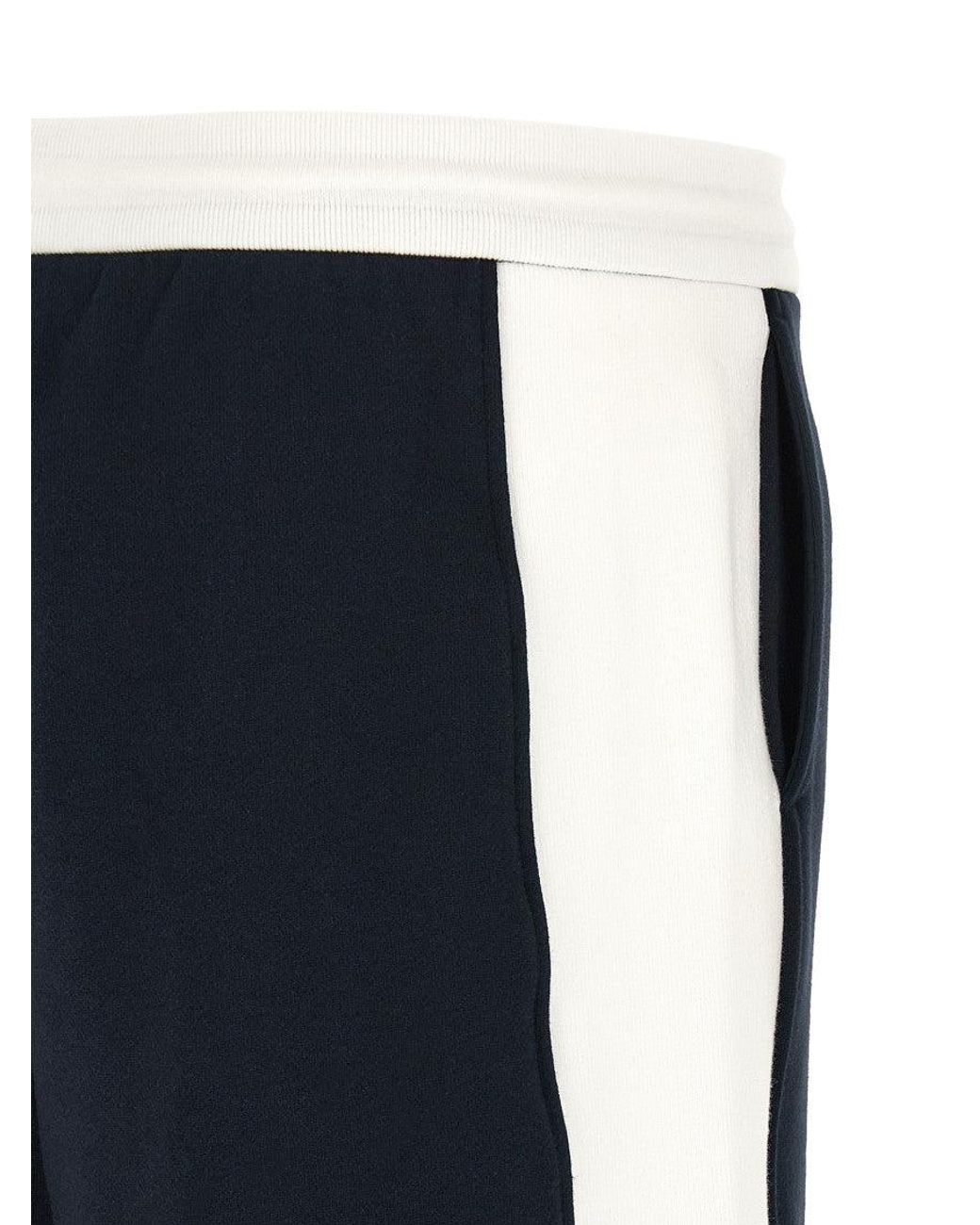 Thom Browne Blue Cotton Bermuda Shorts for men