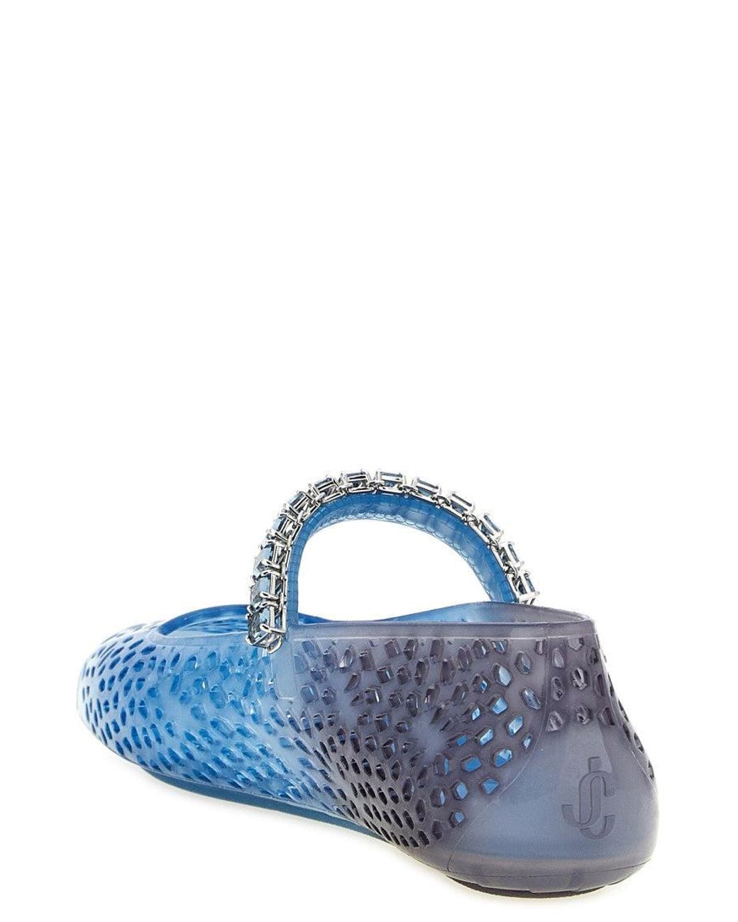 Jimmy Choo Blue 'The Jelly' Ballet Flats