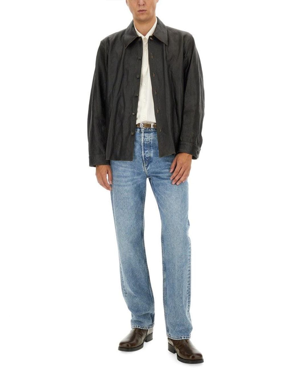 Our Legacy Blue Denim Mid Rise Jeans for men