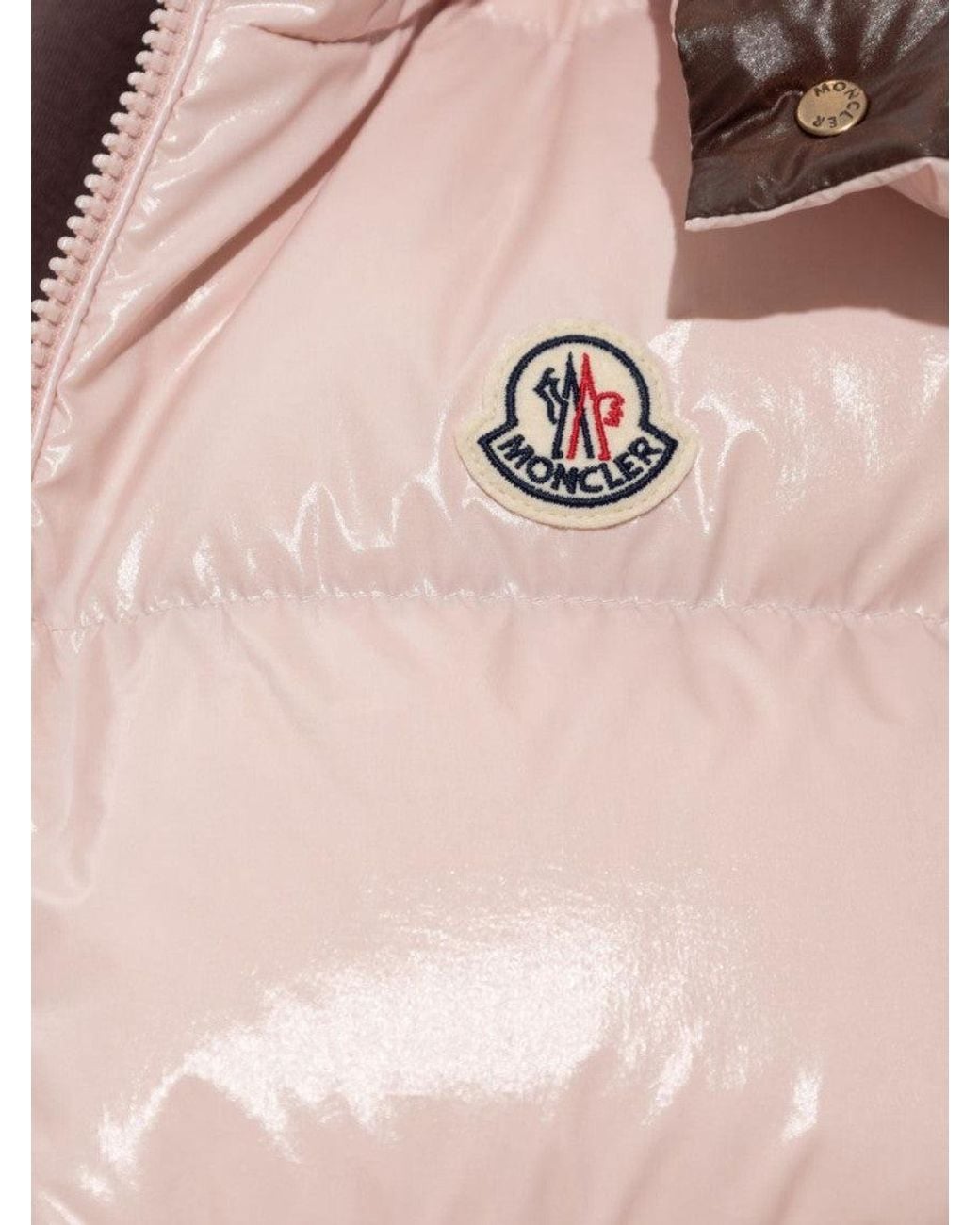 Moncler Pink Solid Hood Jacket