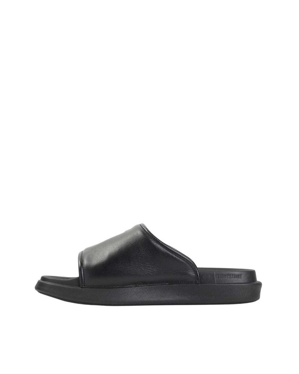 Y-3 Black Slip-On Sandals for men