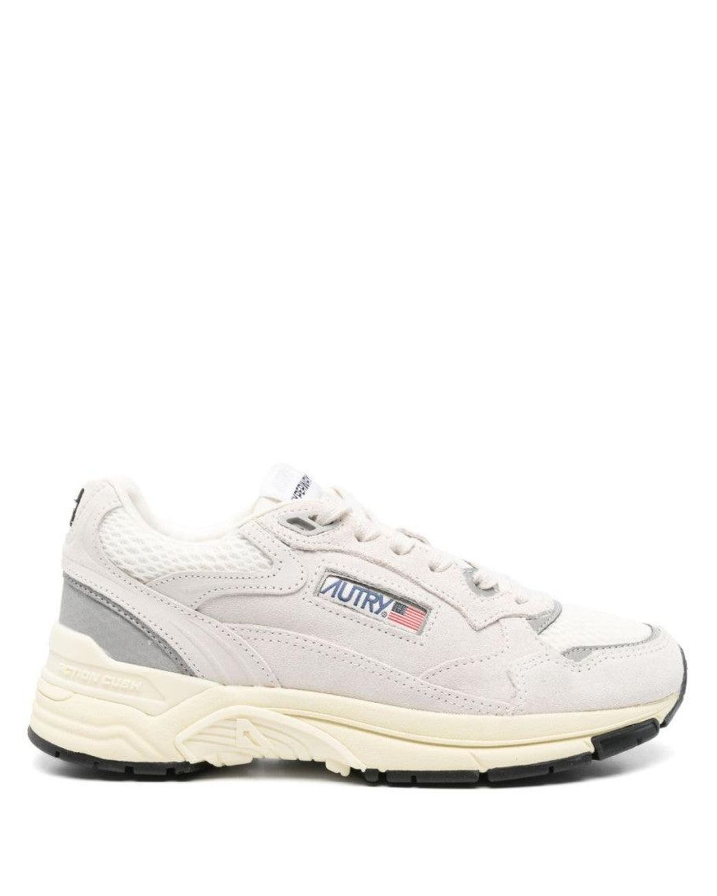Autry White Hyperway Low Suede/Mesh