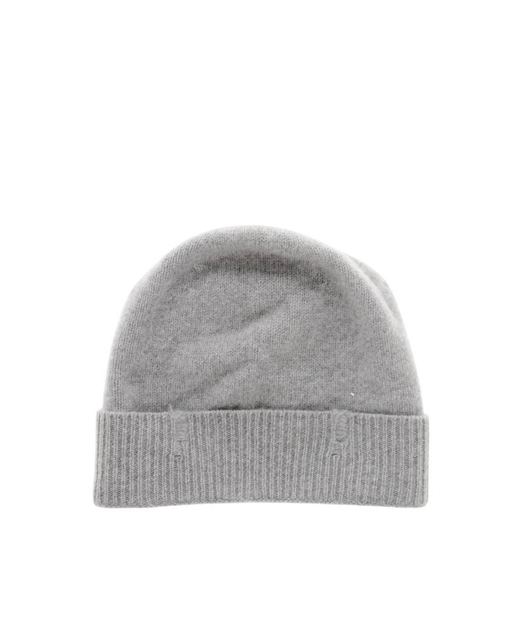 DIESEL Gray Logo Beanie Cap