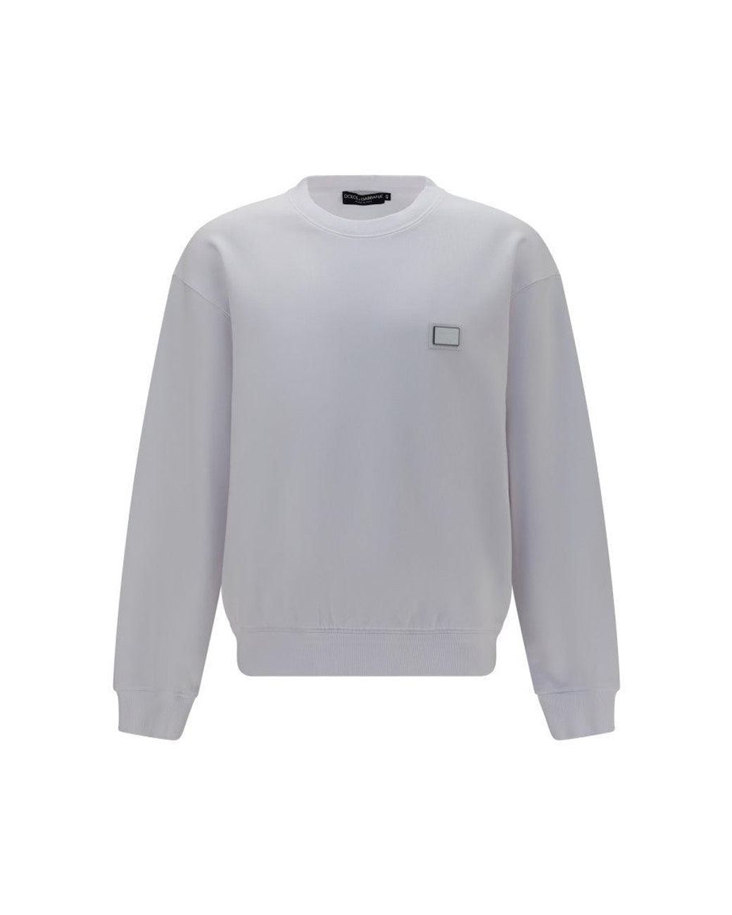 Dolce & Gabbana Gray Crew Neck Sweatshirt for men