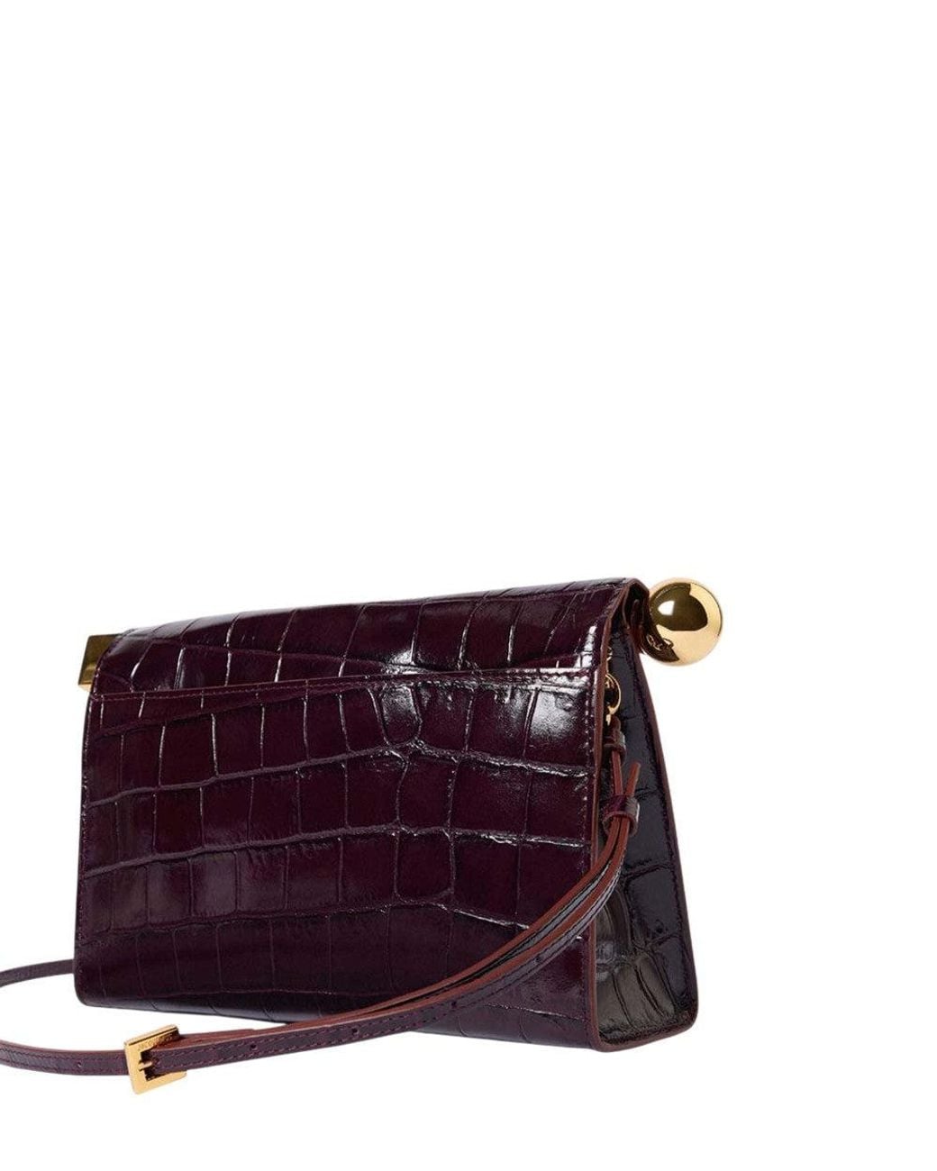 Jacquemus Purple Rond Carre Clutch