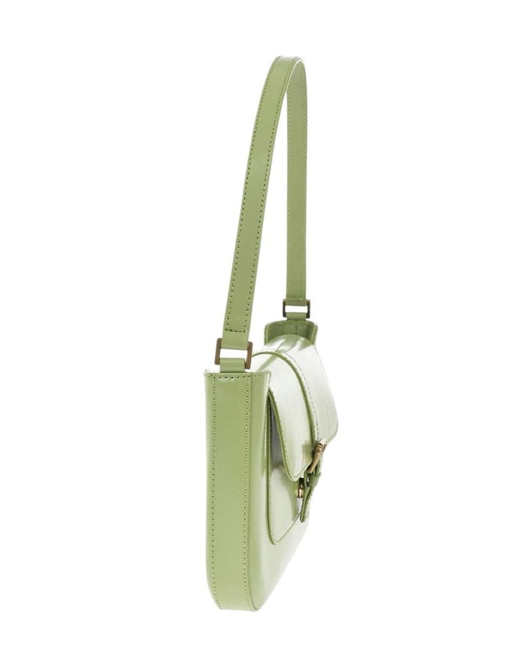 By Far Green Miranda Medium Shoulder Bag