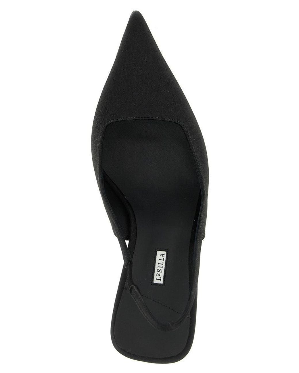 Le Silla Black Slingback Pumps
