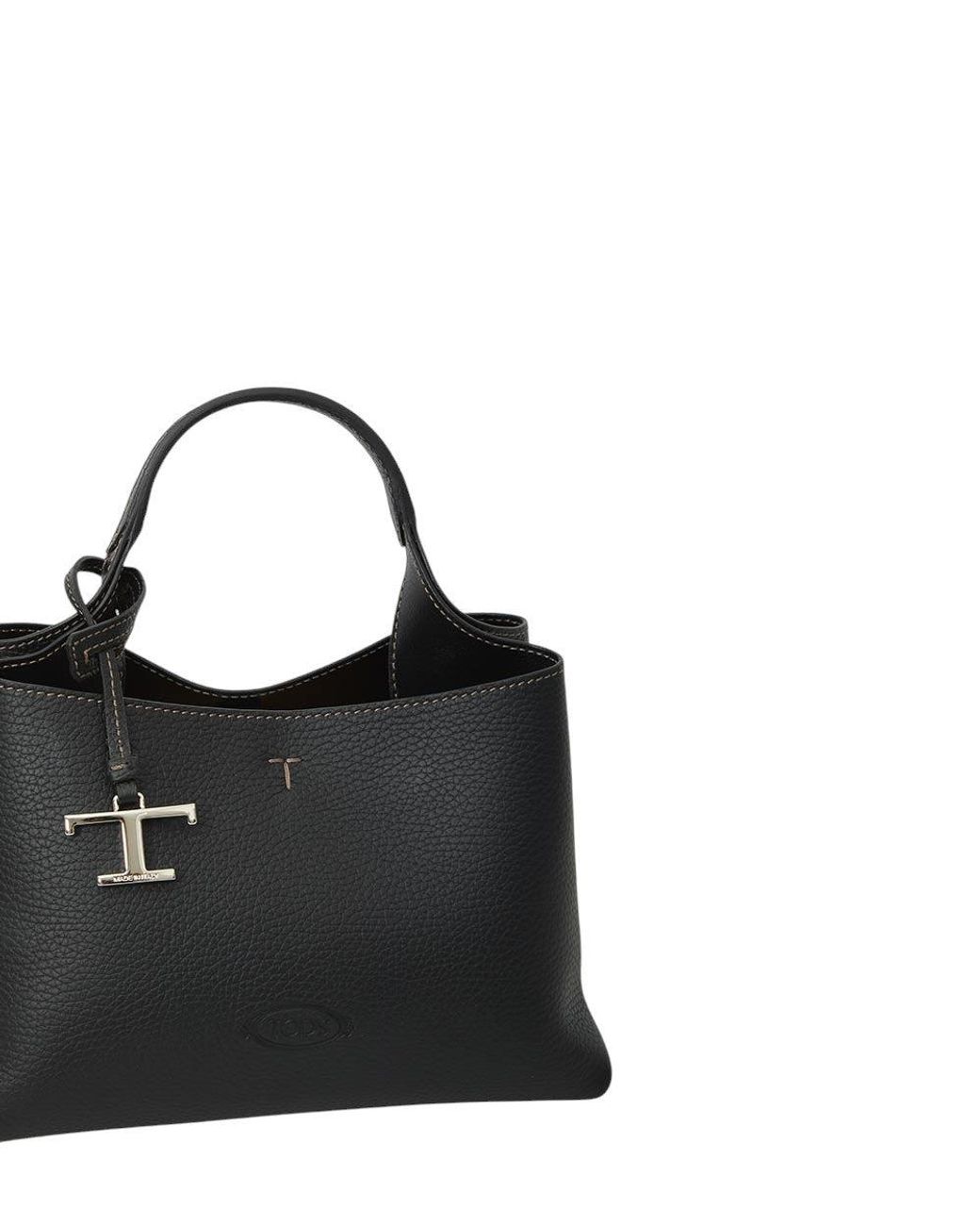 Tod's Black T Timeless Micro Tote