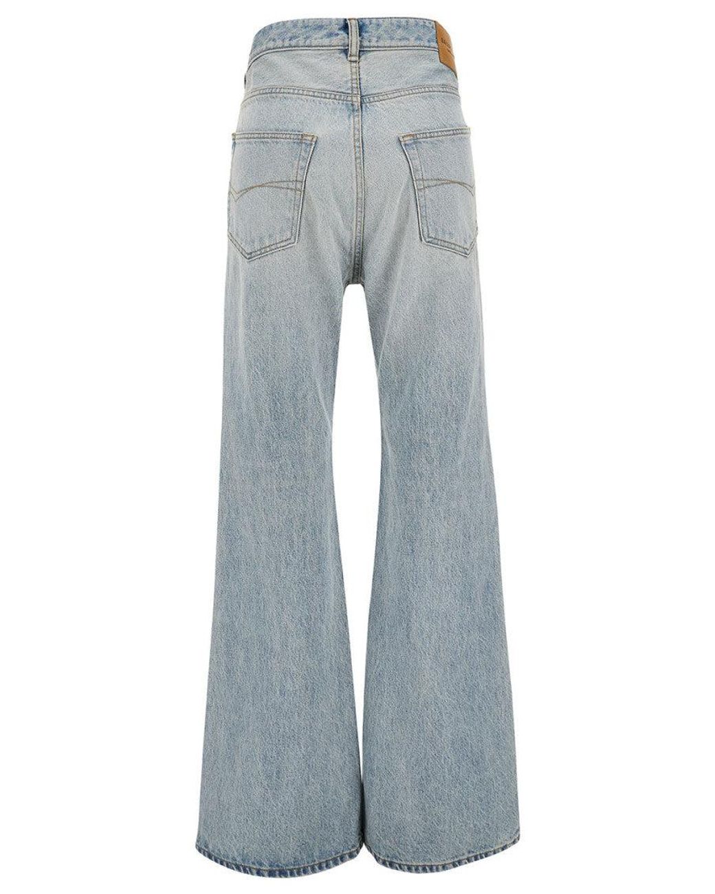 Balenciaga Blue Light Flared Jeans