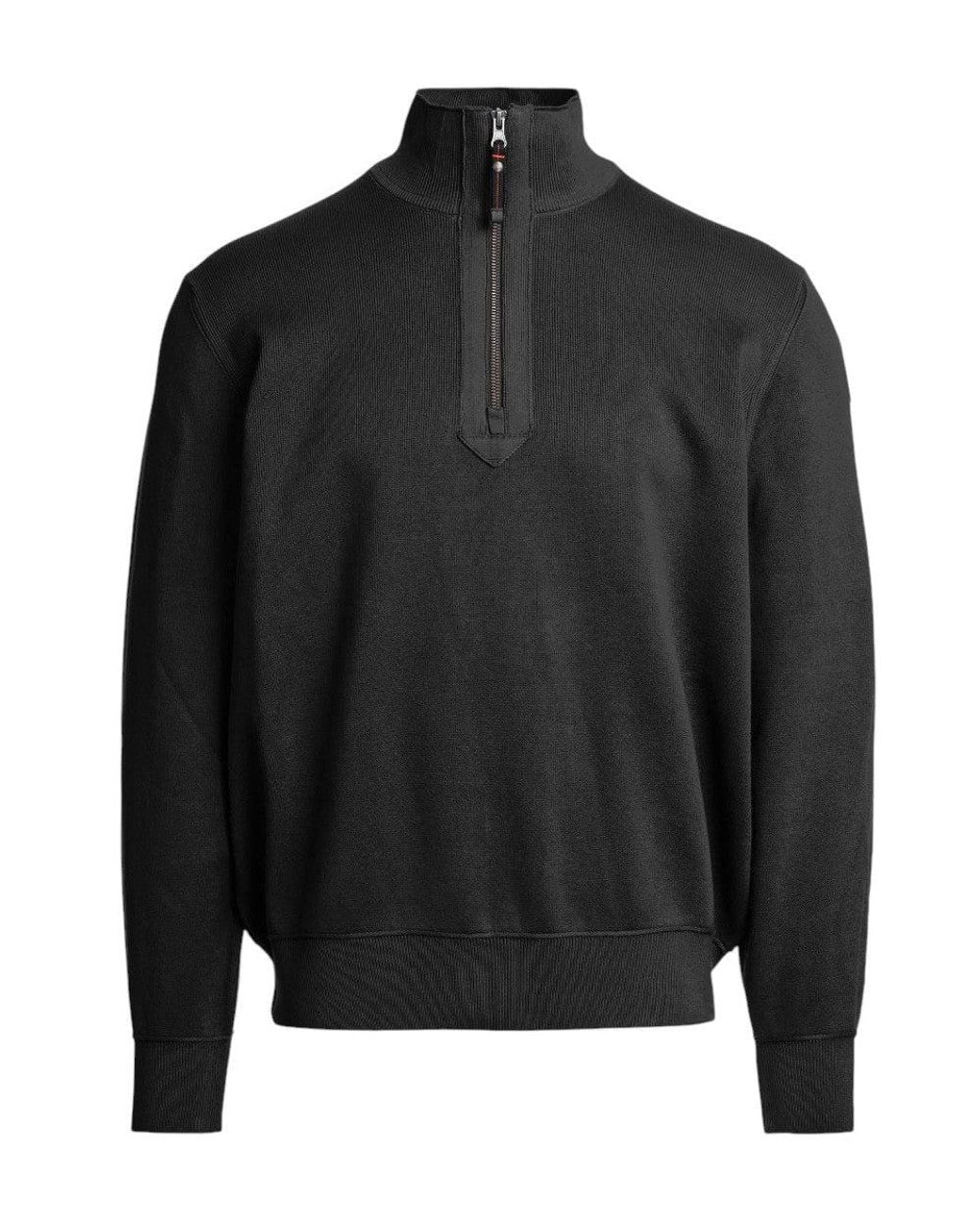 Parajumpers Black Half Zip Sweater for men