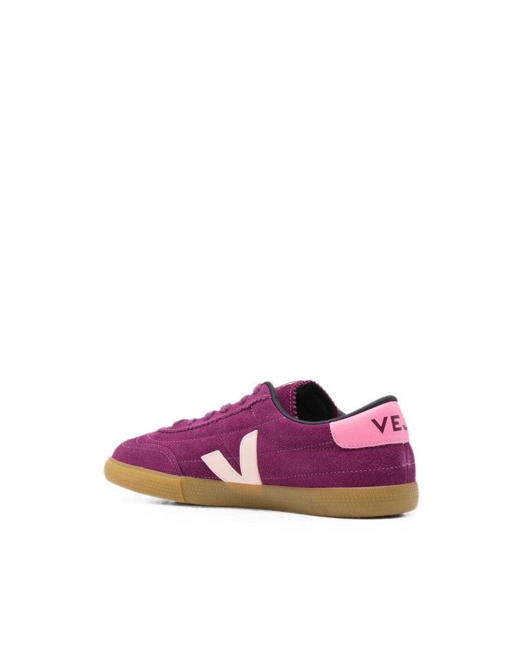 Veja Purple Logo Volley Sneakers