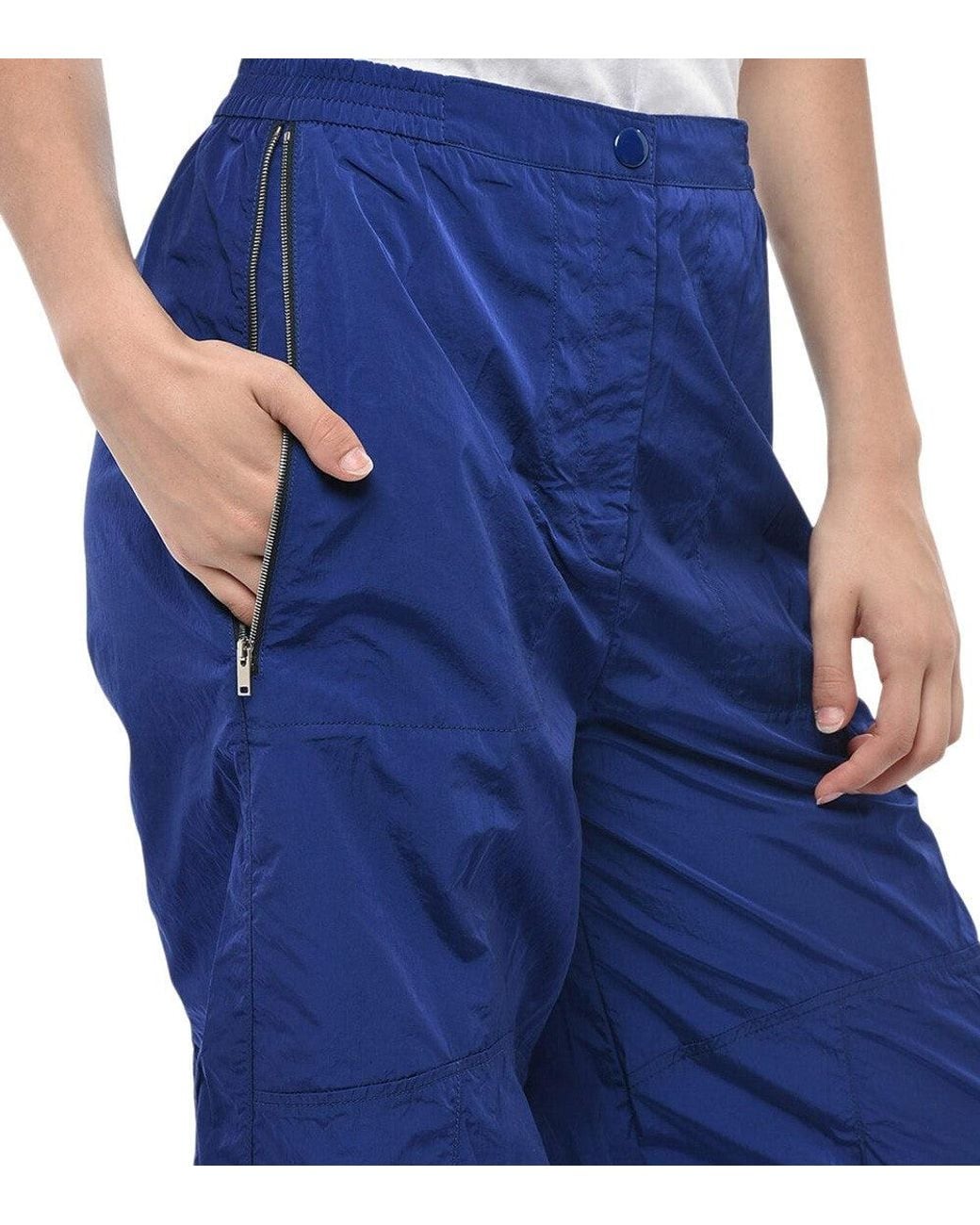 Stella McCartney Blue Relaxed Cargos Pants