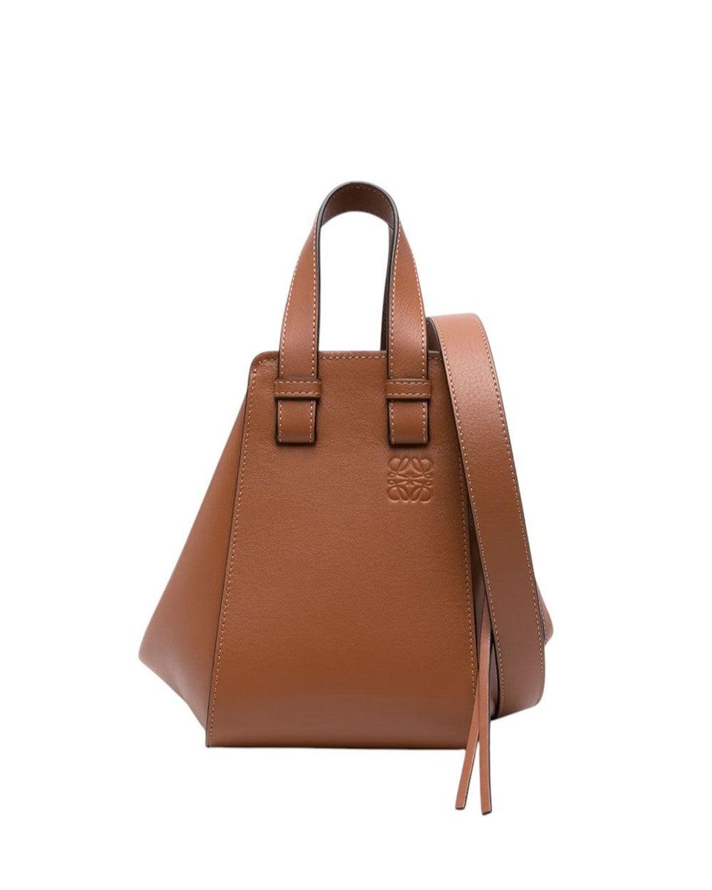 Loewe Brown Compact Hammock Mini Satchel