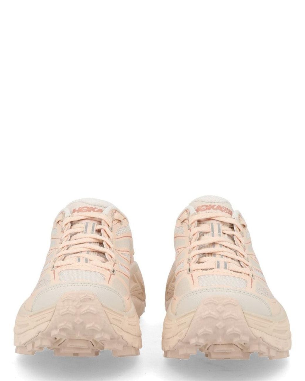 Hoka One One Pink Light Logo Sneakers for men