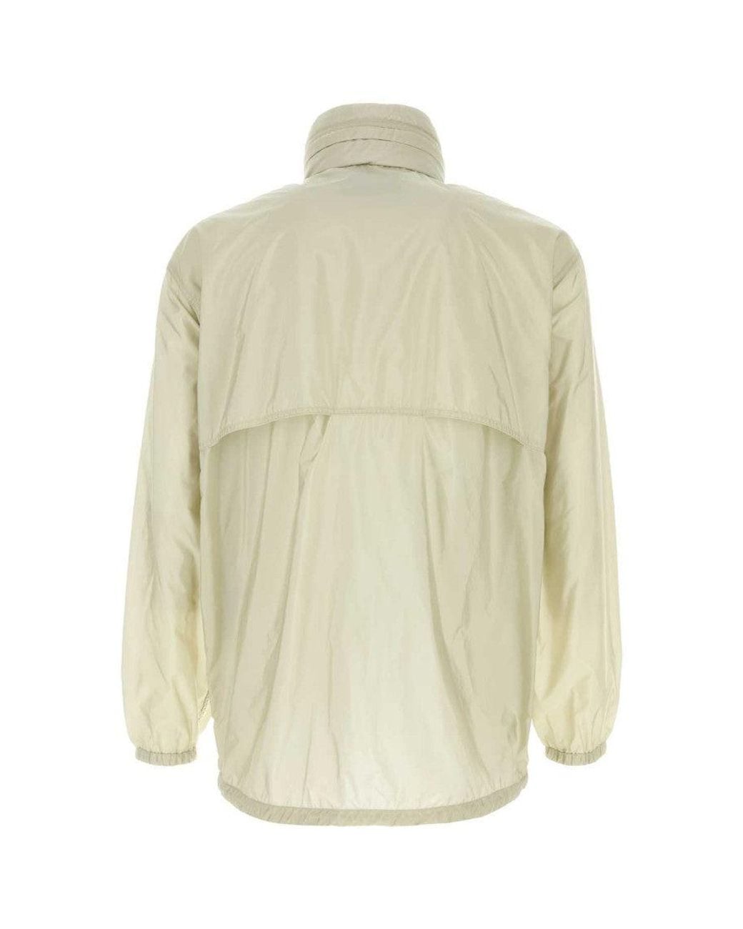 Prada White Light Windbreaker Jacket for men